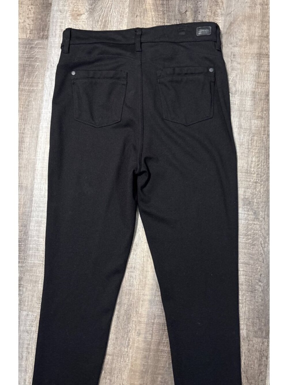 Eva Longoria Skinny Pants Womens Jeggings Slim Black Stretchy Jeans High Rise 10 - Picture 2 of 16